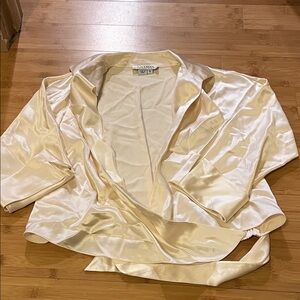 Silk Satin Cream Women’s Blouse